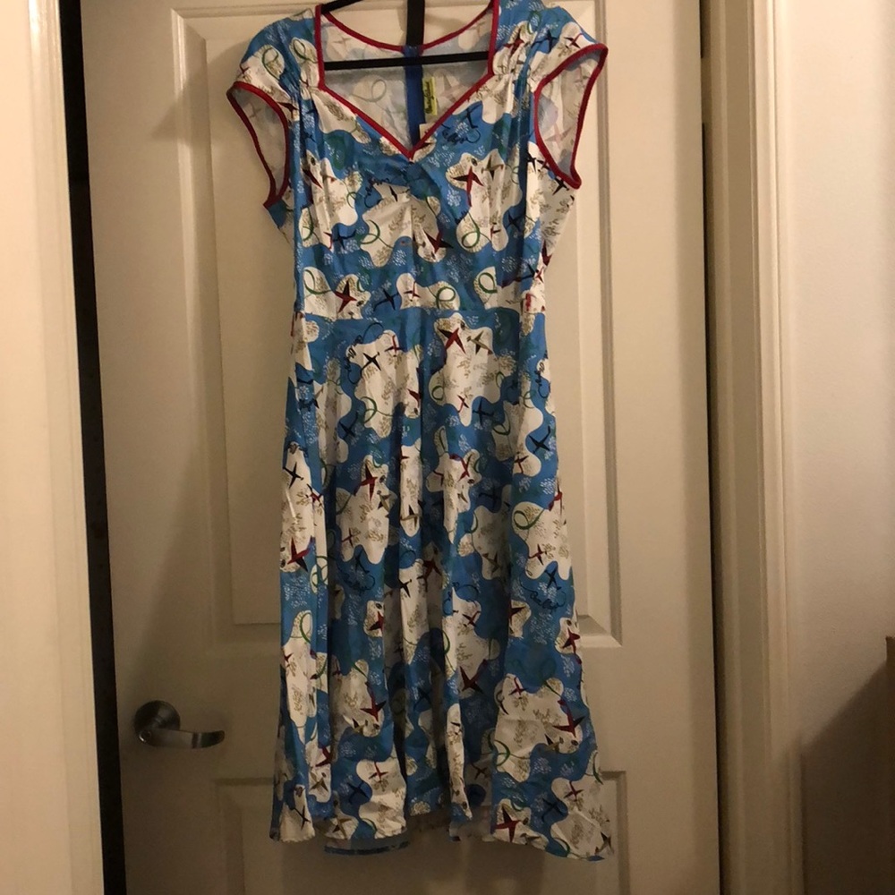 Mary Blair Bon Voyage dress.